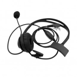 Zestaw słuchawkowy na ucho z mikrofonem na pałąku do radiotelefonów typu Kenwood / Wouxun np. Baofeng UV-5R