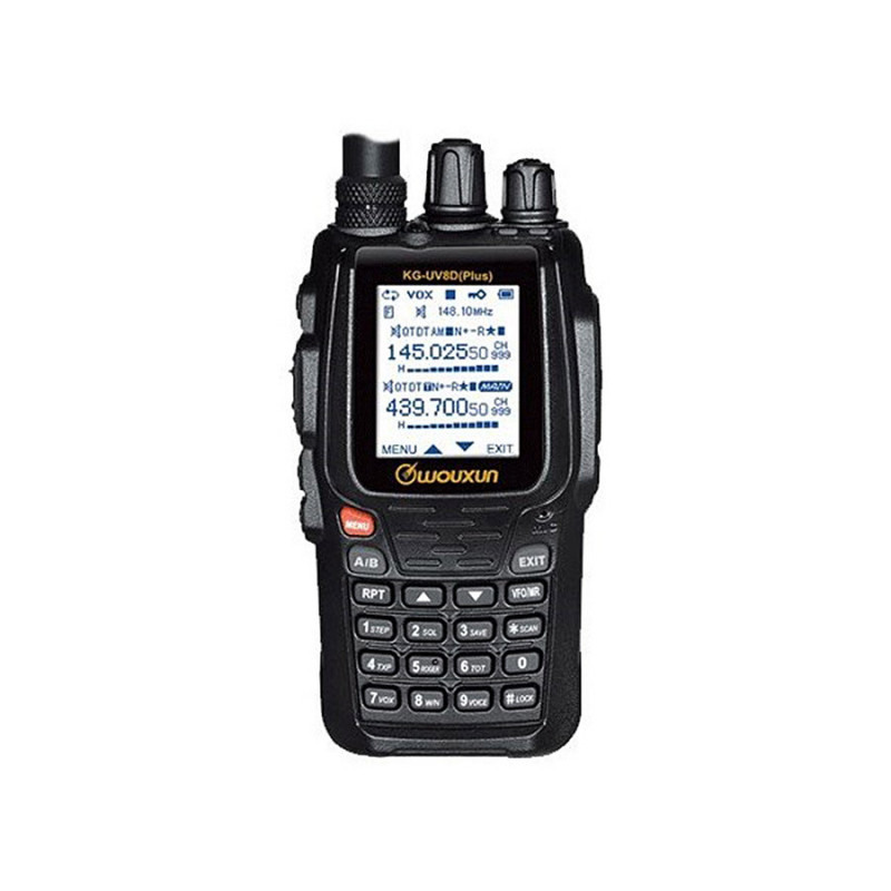 Wouxun KG-UV8D Plus dwupasmowy radiotelefon o mocy 5w na pasma 2m/70cm z cross-band repeaterem - 1