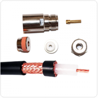 RF10 / H1000 / RG213 kable i złącza