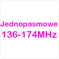 Anteny stacjonarne jednopasmowe 136-174MHz